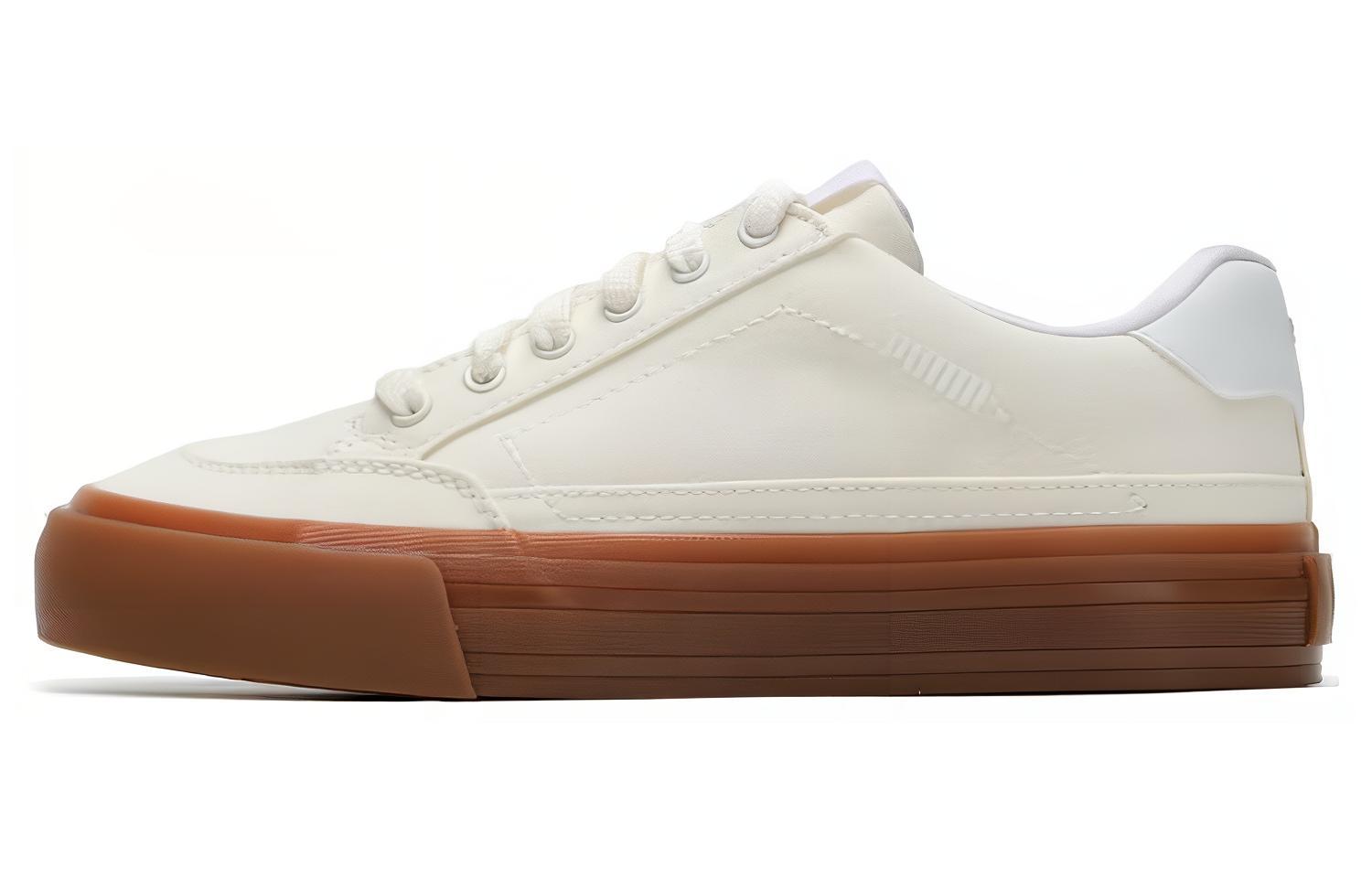 PUMA Капри Кожаные Скейтбординговые Кроссовки Белый 395020-16 35.5