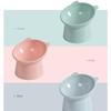 3 Colors Tall Cat Bowl Dog Bowl Anti-dumping 45°Neck Guard Cat Pet Water Bowl Binaural Pet Feeding Cup Pet Feeding Bowl