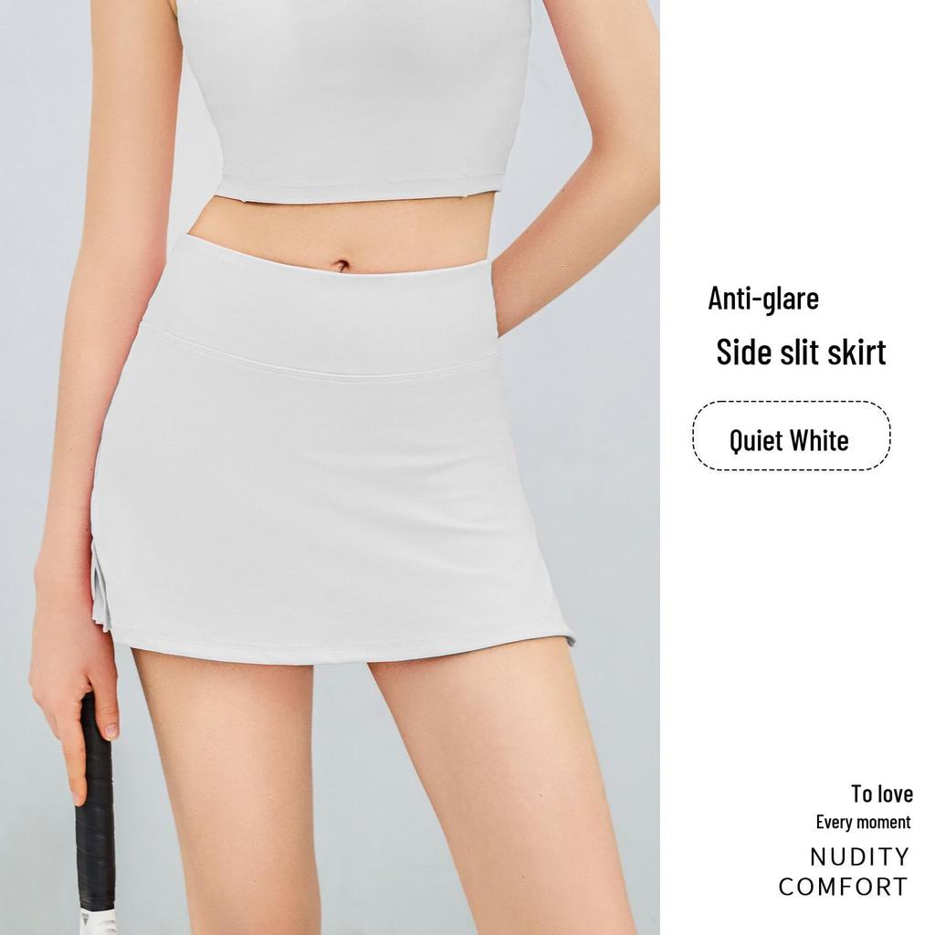 Summer Slim-Fit Quick-Dry Tennis and Running Skirt with Built-In Shorts