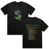 Camisetas Tour Norteamericano Primavera 2026 Banda Sepultura Cuello Redondo Manga Corta Verano Algodón de Alta Calidad Tops Unisex Camiseta Holgada Y2K