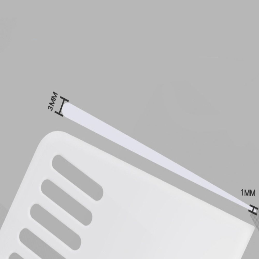 26 × 13 × 0,38 cm Weiß Schaber Kunststoff Glättung Schaber Dicker Kunststoff Schaber Wand Tuch