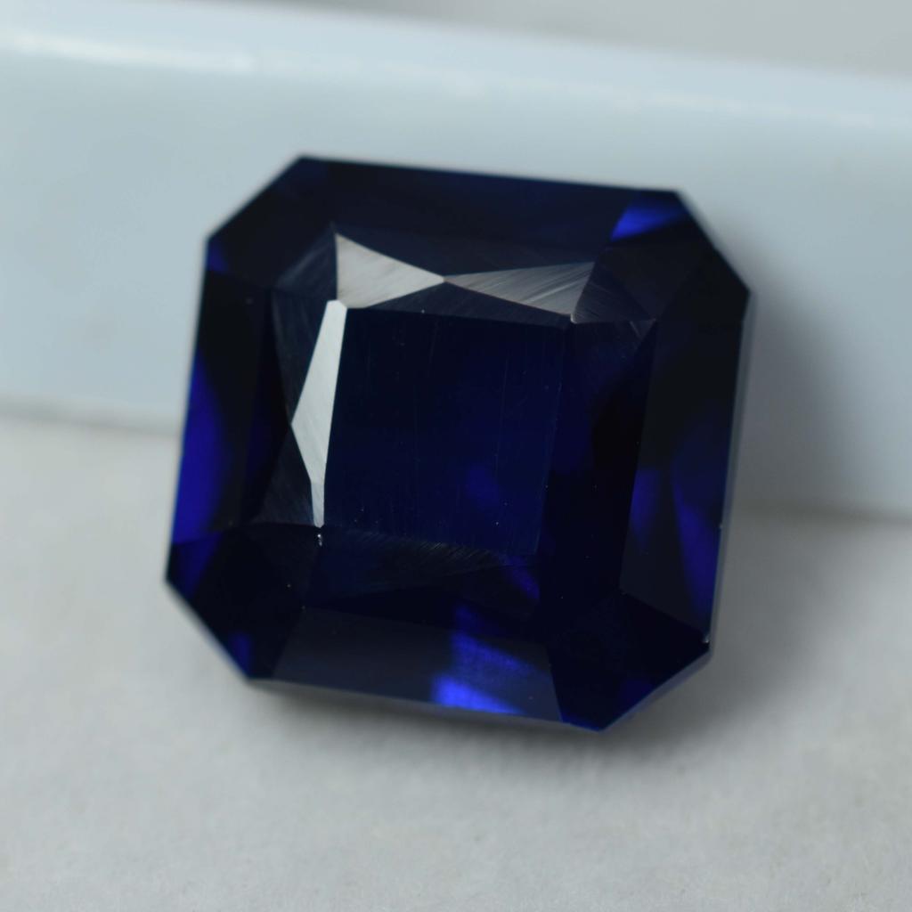 Safir de Ceylon Albastru Natural Tăietură Pătrată 9,15 Ct CERTIFICAT Piatră Prețioasă Liberă 6800