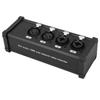 4 Channel XLR 6.5 Combo Transmitter Sound Transmissing Converter with Common Ground Interference Isolation