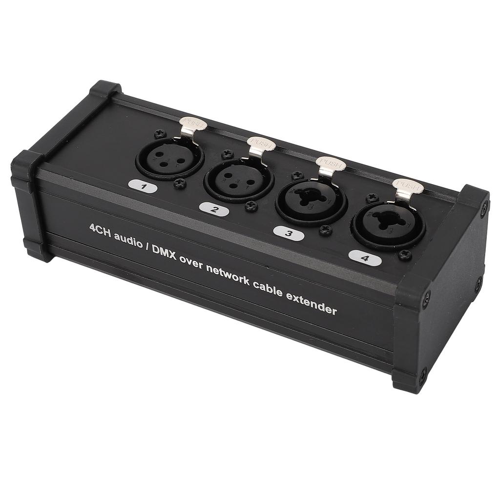 4 Channel XLR 6.5 Combo Transmitter Sound Transmissing Converter with Common Ground Interference Isolation