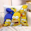 Cartoon Pillow Covers Cartoon Sofa Decorative Home Doublesided Printing Short Plush Cute Cushion The SSimpsons Cover
