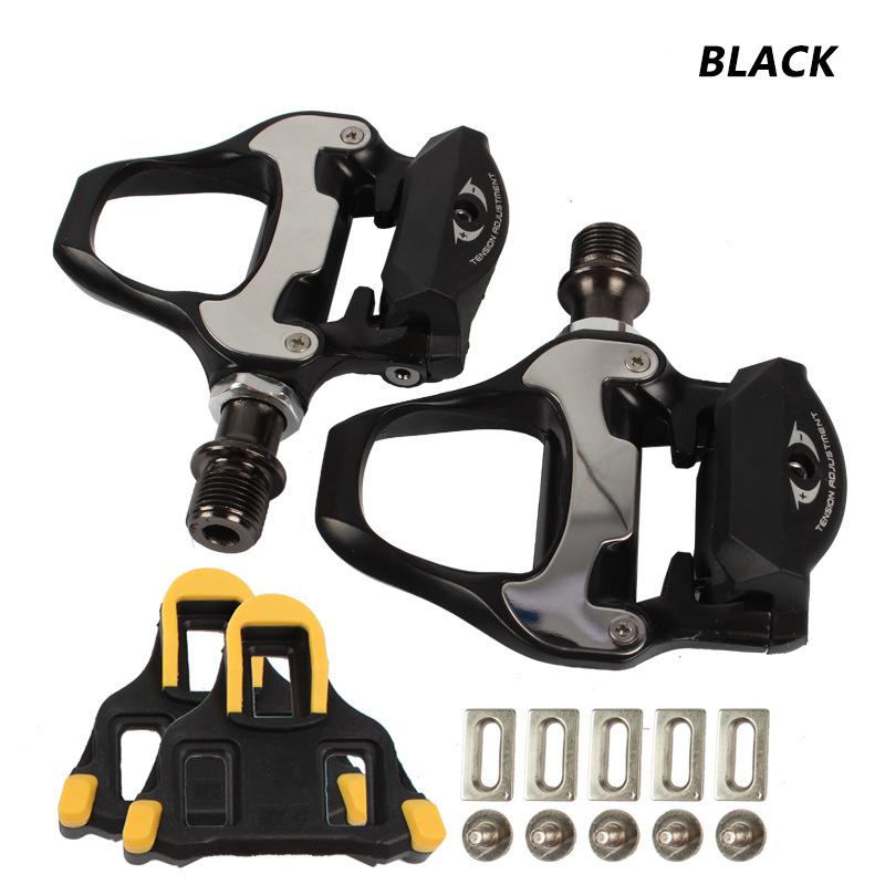ZOYOSPORTS Ultralight Cycling Road Bike Bicycle Self-Locking Pedals  SPD-SL Aluminum Alloy Bicycle Pedal Bike Parts Pedal чёрный