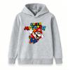 Kids Boys Girls Long Sleeve Crewneck Hoodie, Cute Cartoon Game Character Print Casual Pullover Sweatshirt, Comfortable Soft Cotton Top For Daily Outdo