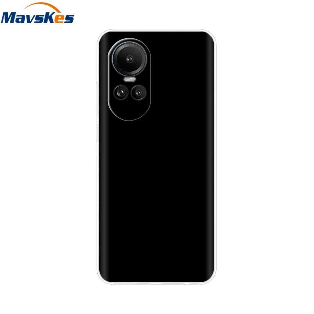 

Mobile Phone Bag Case For Oppo Reno 10 Pro 5G Case For Oppo Reno 10 5G Bumper Soft TPU Silicone Reno10 Pro 5G CPH2525 Back Cover OPPO Reno 10 Pro