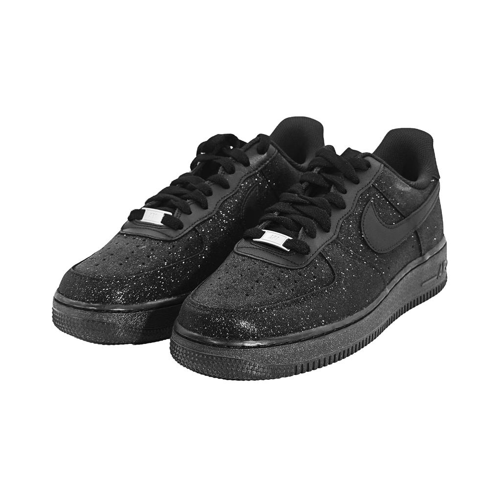 Nike Air Force 1 Baby's Breath Low top Skateboard Shoes Unisex Black Diamond CW2288-001(Team133-)