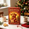 Advent Calendar for Boys Girls 3D Highland Cow Calendar, 24-Day PVC Figure Countdown Ornament Set, Christmas Decoration Home Unique Tree Hanging