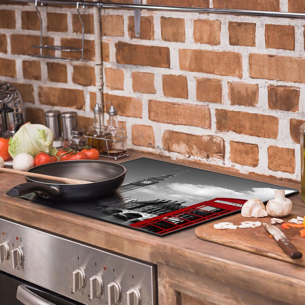 Szklana płyta ochronna na kuchenkę 60x52 Londyn