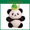 Panda Toy Keyring With Plush Material For Backpack Accessories And Collectors