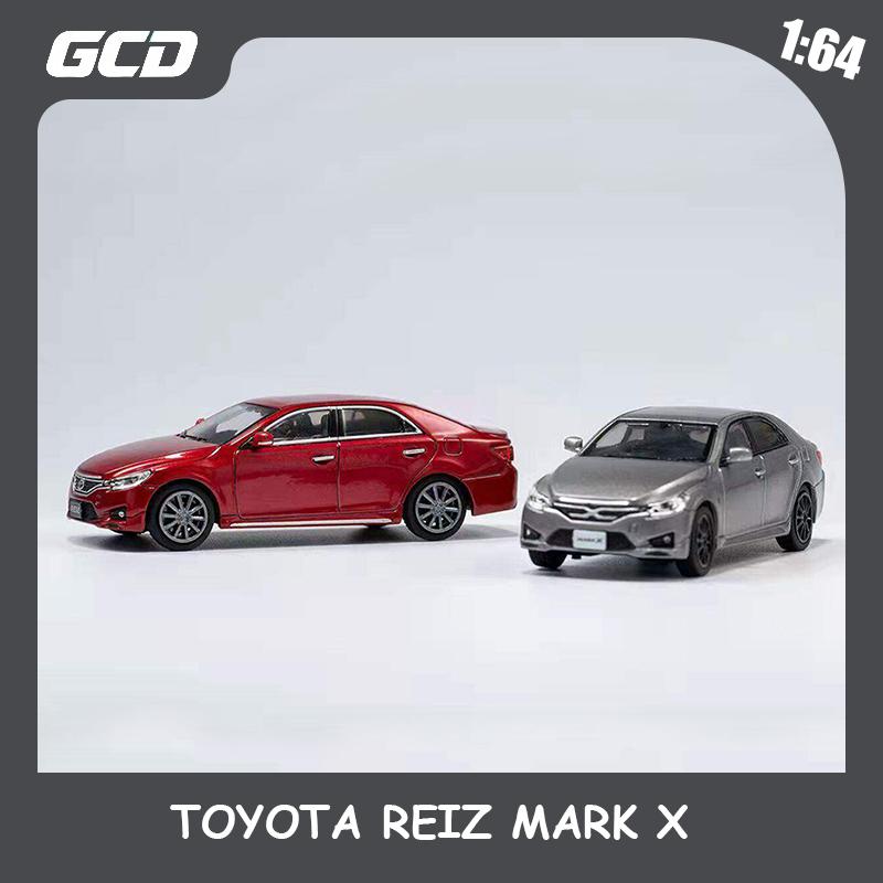 GCD 1:64 Toyota REIZ MARK X Alloy Car Model Boy Toy Adult Collection Ornament