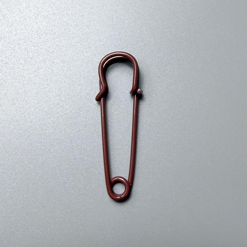Colorful DIY Brooch Decoration: 75mm Safety Fixing Pin for Clothes