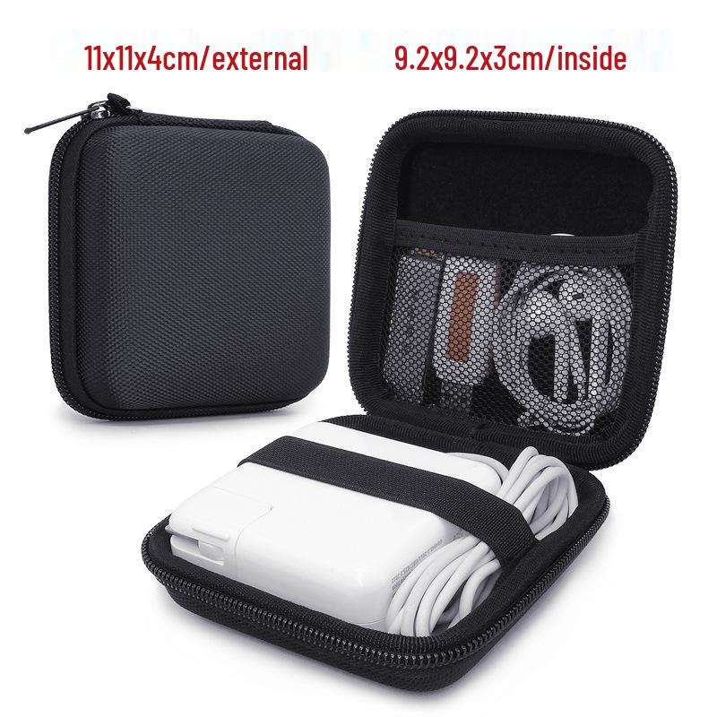 In-Stock EVA Hard Shell Laptop Power Bank & Earphone Case with USB Drive Storage