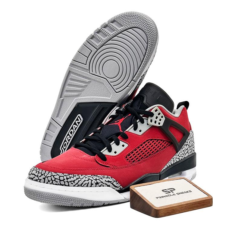 Air Jordan Spizike Low Toro Rosso Palestra Grigio Lupo Grigio Freddo Nero FQ1759-600