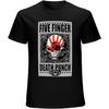Xhaxhi Men's T-Shirt Five Finger Death Punch, 5FDP Soft Men's Workout Shirt Round Neck Sports T-Shirt for Men Breathable(9)