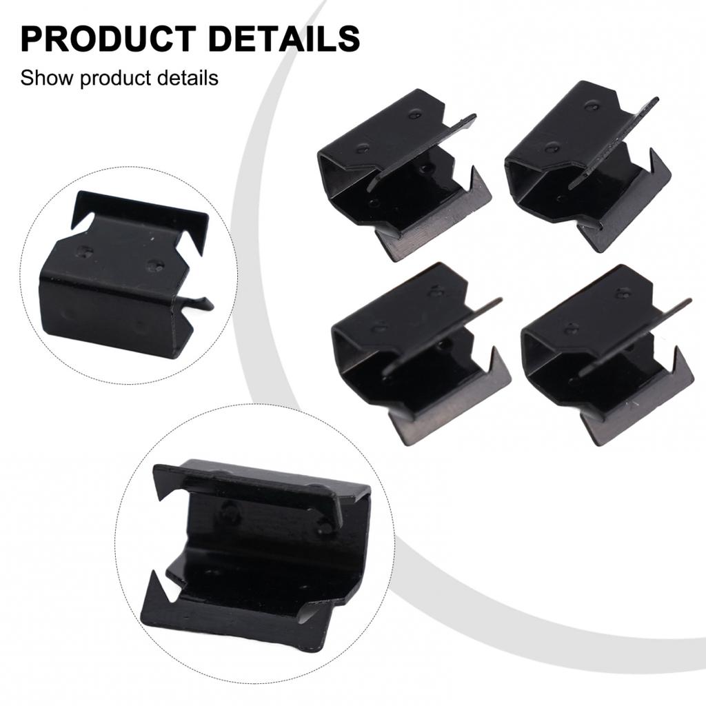 1329640 Panel Trim Clips 4 Pieces Auto Accessories Metal