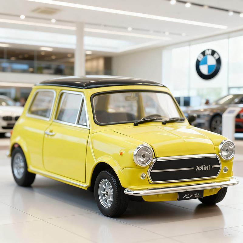 WELLY 1:24 BMW MINI COOPER 1300 Alloy Car Diecasts & Toy Vehicles Car Model Miniature Scale Model Car Toy For Children