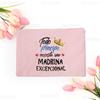 Best Godmother In World Print Make Up Bag Women Travel Neceser Cosmetic Bag Travel Toiletry Organizer Zipper Pouch Madrina Gifts