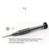 S2 Alloy Steel Precision Screwdriver Aluminum Anti Slip Handle 360 Silent Bearing Magnetic Tip for iPhone Samsung Huawei Repairs 4