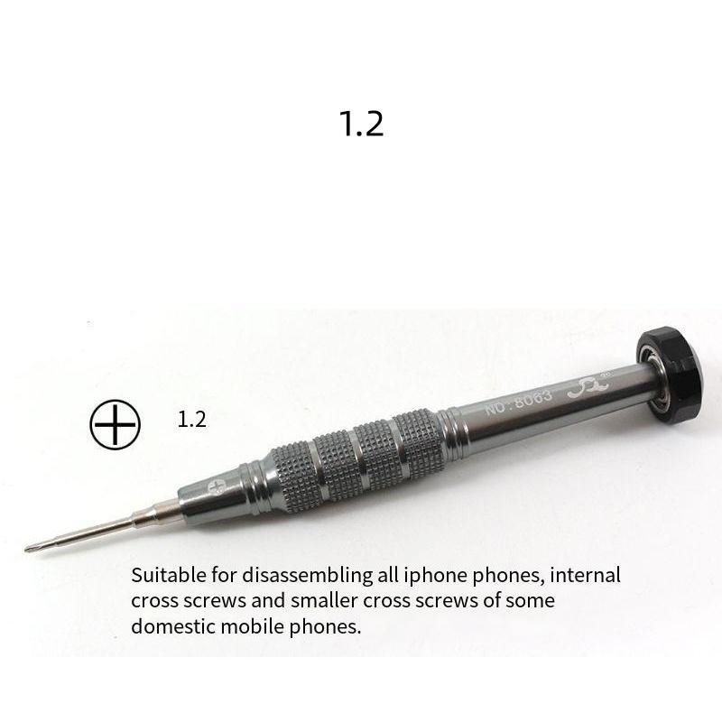 S2 Alloy Steel Precision Screwdriver Aluminum Anti Slip Handle 360 Silent Bearing Magnetic Tip for iPhone Samsung Huawei Repairs 4