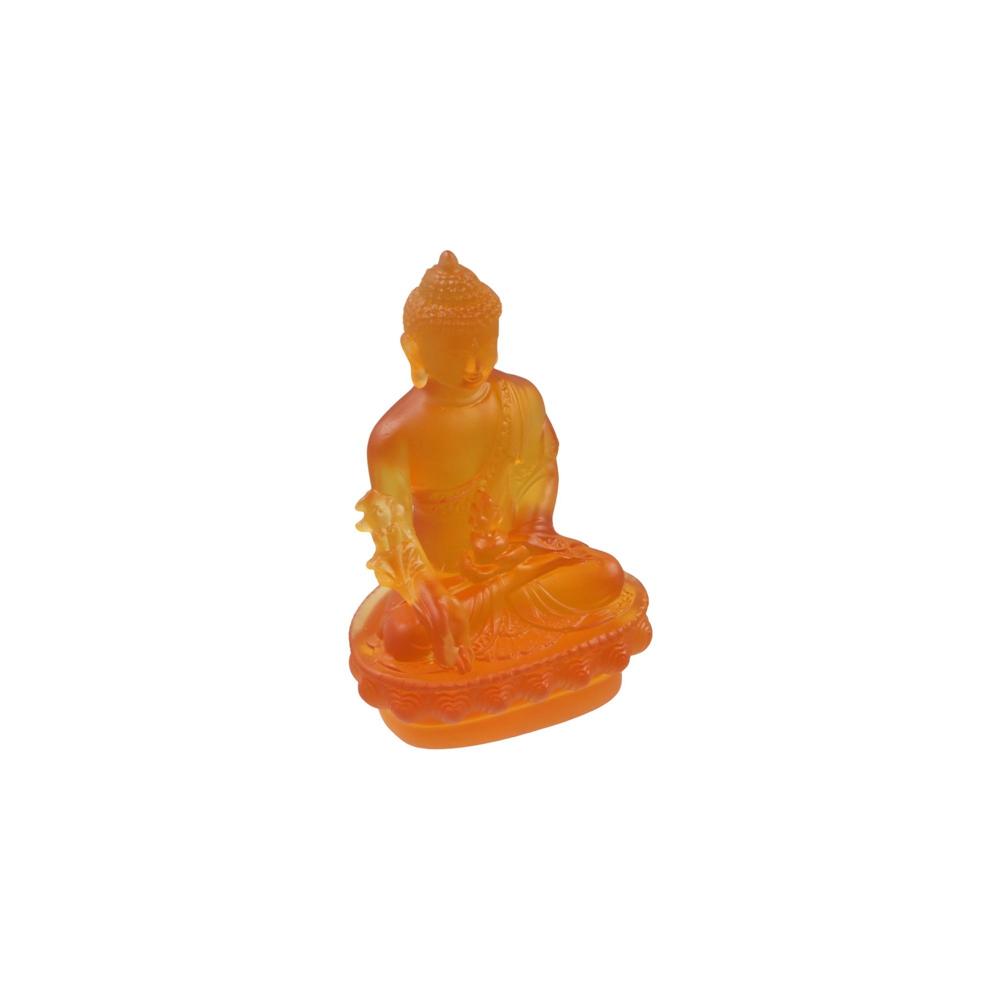 Resin Craft Medicine Buddha Statue Thai-style Pharmacist Buddhist Sculpture  Temple