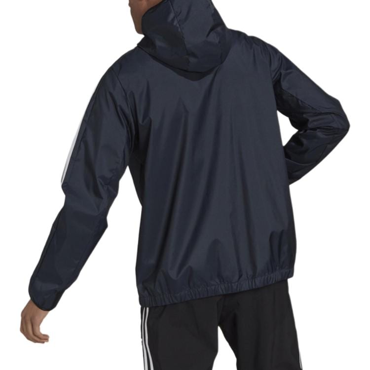 adidas Jackets Men's Black Hooded Non Detachable Moderate GQ0622