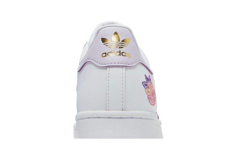 adidas Superstar Trefoil White Purple Tint (Women's)