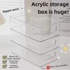Acrylic Desktop Storage Box for Cosmetics, Lipsticks, Snacks, and Skincare Products