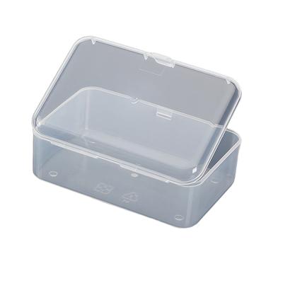 Rectangular Bead Storage Boxes Lightweight Durable Small Volume Non-brittle with Cover DIY Clear Containers for Beads and More