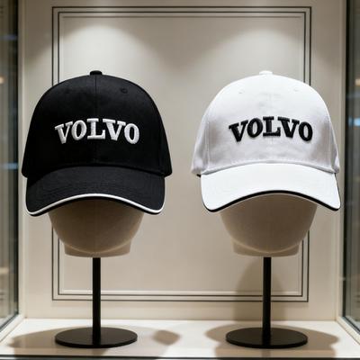 Car Logo Adjustable Baseball Hat Outdoor Duck Tongue Cap For Volvo ES90 EC40 EX40 EM90 XC90 V90 V60 XC60 V40 S80 S60 S90 XC40