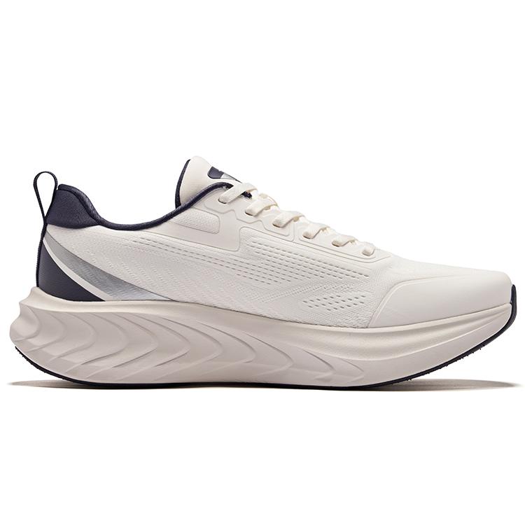 Hongxing Erke Comfortable Versatile Shock Absorption Low-Top Running Shoes Men Sneaker Micro-Crystal-White Cosmic-Blue 51125403013-006