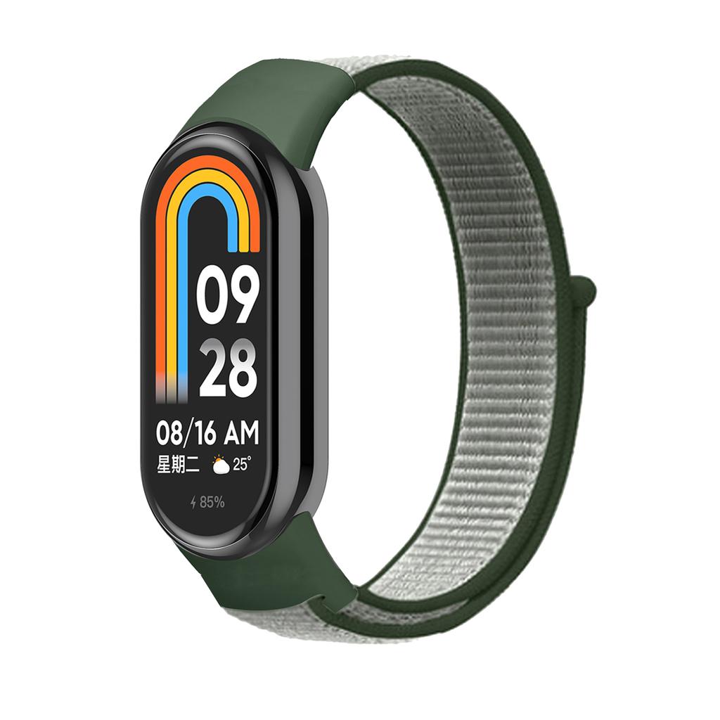 Mi Band 8 Nylon Loop Strap For Xiaomi Miband 8 Bracelet Sport Wristband Breathable Watchband Correa Pulseira NFC Mi Band8 Loop