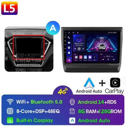 Car Radio Android 13 For lsuzu D-MAX 3 RG 2019 - 2025 GPS Navigation Auto Screen Stereo Multimedia Player No 2din BT DVD 5G Wifi