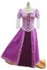 Rapunzel Dlouhé vlasy Princezna Kostým pro dospělé Cosplay Halloween Princezna šaty [Yousaku Co., Ltd.] Dámské (XL)