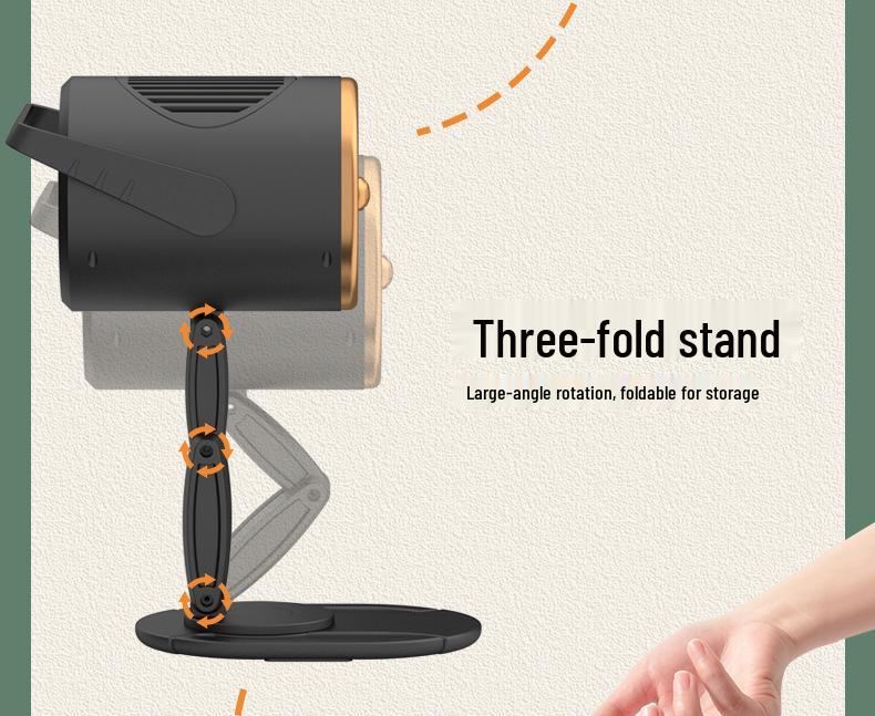 Portable High-Suction Desktop Range Hood for Kitchen, Camping, Hot Pot, and Barbecue Smoke Extraction