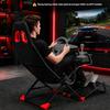 Quick Assembly Racing Cockpit Foldable Simulator Cockpit, Seat with Steering Wheel Mount, Sim Supports All Wheels & Pedals, for Real Living