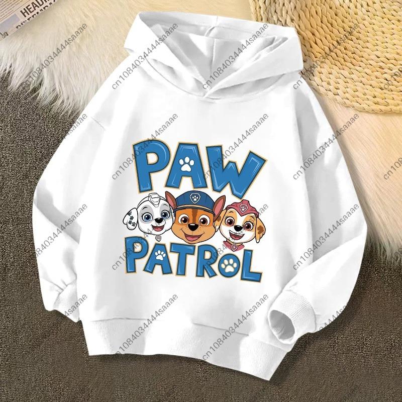 2026 Autumn Winter PAW Patrol On Patrol Casual Print Hoodie for Kids Toddler Boys Girls Casual Pullover Sweatshirt Soft Cozy Top