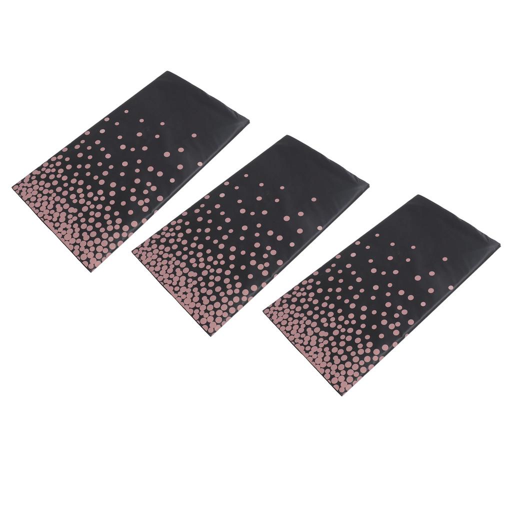 3pcs Plastic Tablecloth Waterproof Oil Proof Reusable Table Cover Rectangle Dot Pattern Table Cloth for Banquets Picnics Party