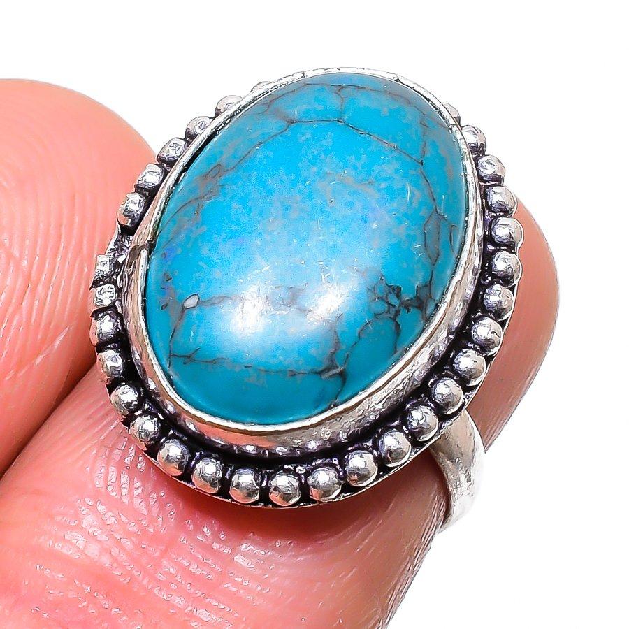 

Natural Santa Rosa Turquoise 925 Sterling Silver Jewelry Ring Size 5.5 M3u28