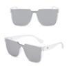 Fashion Trend Street Photo Sunglasses Trend One Piece Large Frame Square Rice Nail Sunglasses Female