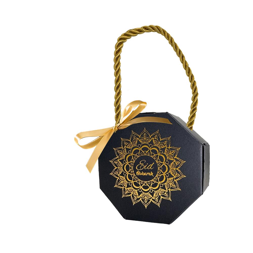 

10Pcs Satin Ribbon Bow Eid and Ramadan Gift Boxes Ramadan Gift Box Party Favor Supplies Set 4