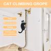 Katzenkletterseil mit Holzplattform Verdicktes Sisalseil Wiederverwendbares Krallenschleifwerkzeug für Katzenmöbel Kratzbaum Spielgerät