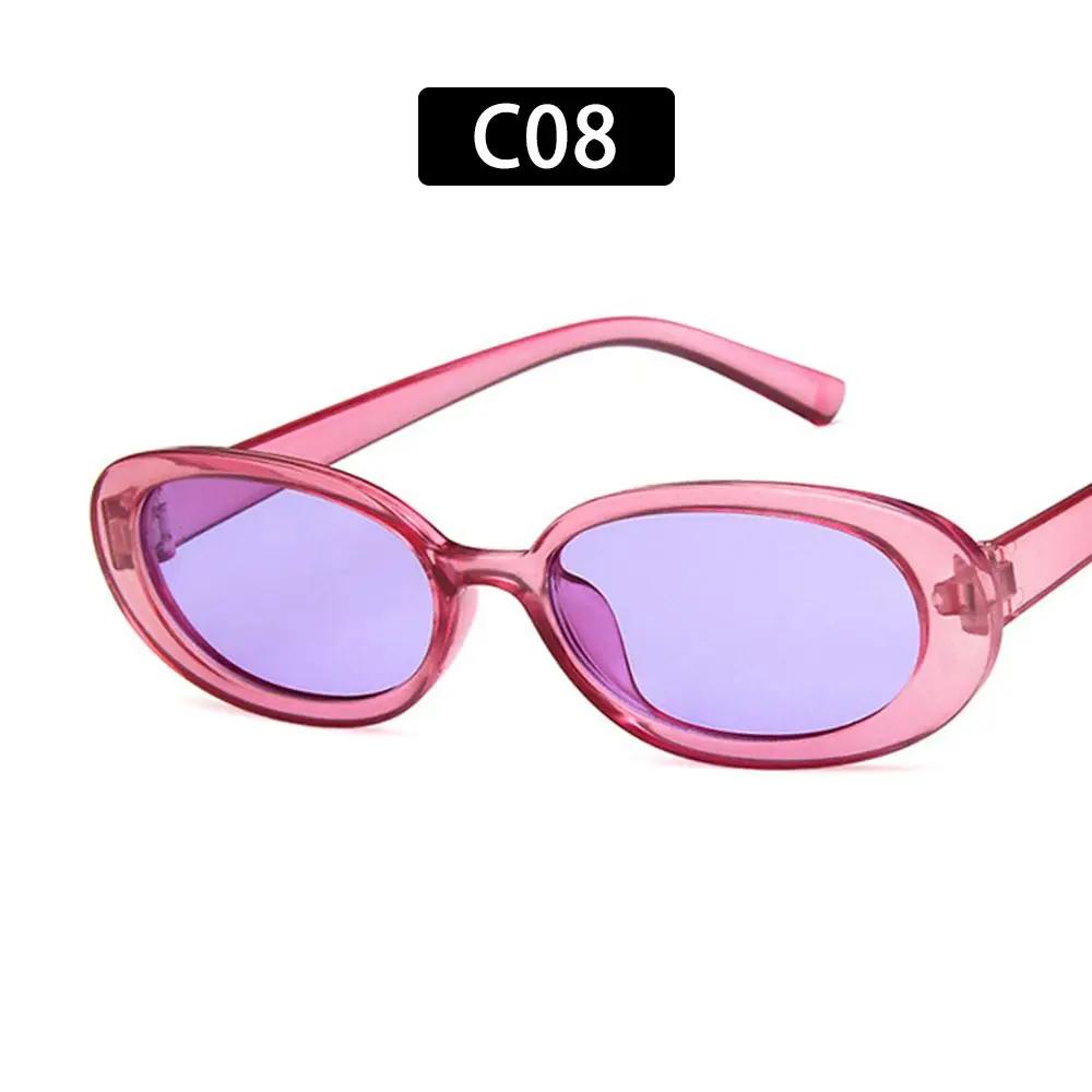 Small Oval Frame Sun Glasses Retro Summer Sunglasses for Women  Fashion Shades Polarized Eyewear UV400 Sun Glasses