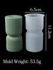3D Geometric Silicone Candle Mold New Texture Cylindrical Scented Soap Mold DIY Square Column Hexagonal Cylinder Mold Home Decor