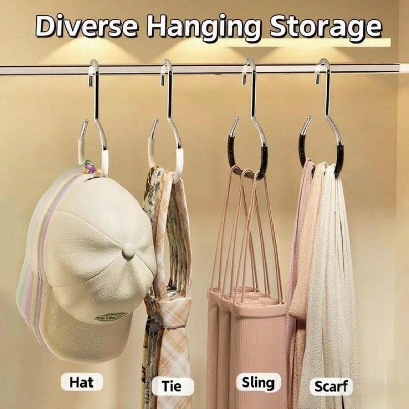 Circle Ring Hat Hanger Hats Display Rack Baseball Cap Organizer Scarf Towel Tie Storage Holder for Closet Bedroom Saving Space