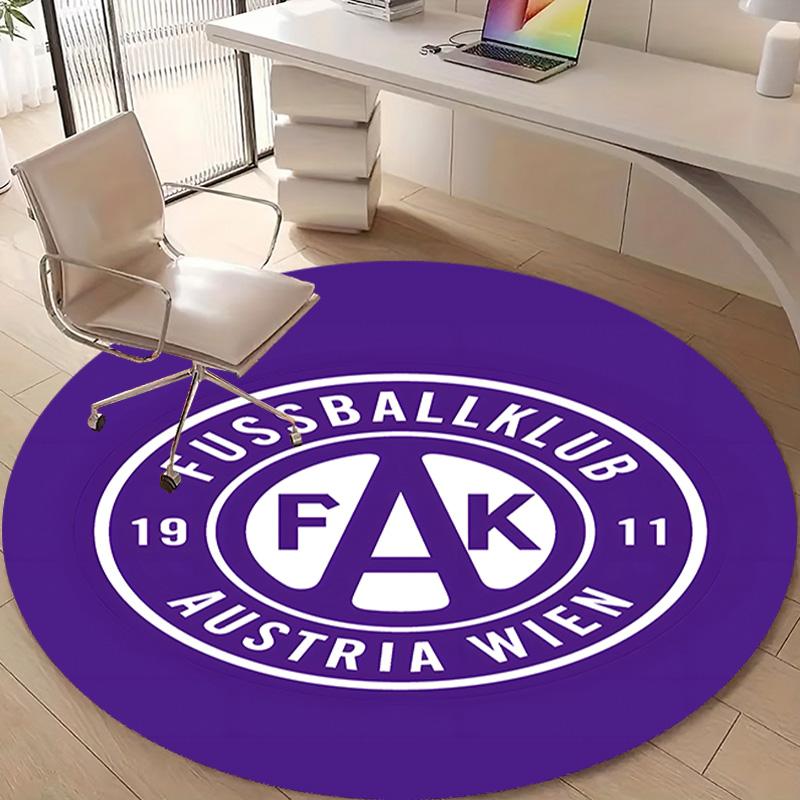 1pc Football Team (56) Design Printed Area Round Carpet for Bedroom Living Room Home Decor Rugs Mat Non Slip Mat Rug for Bedside