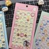 3D Embossed Crystal Stickers for Kids - Giyikawadopamine Handmade Mini Figurines for Decoration and Educational Rewards