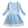 Girls' Stylish Mesh Skirt Long Sleeve Dress - New Spring/Autumn 2022 Fashion